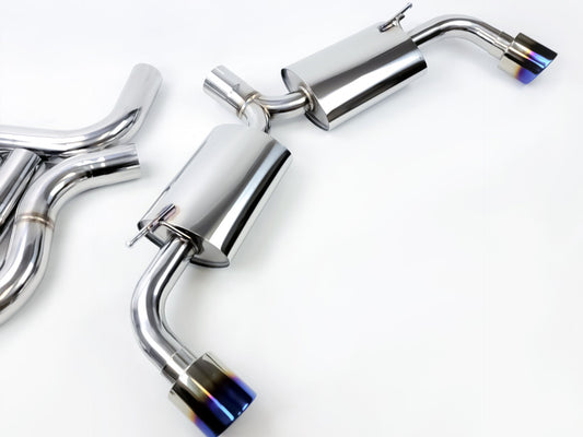 2022-2025 Volkswagen Golf GTI MK8 Catback Exhaust Burnt Tip