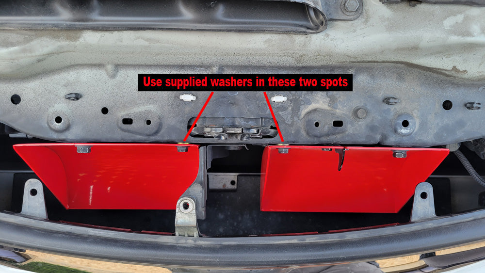 ISF Lexus Intake Duct Scoop Ram Air RED