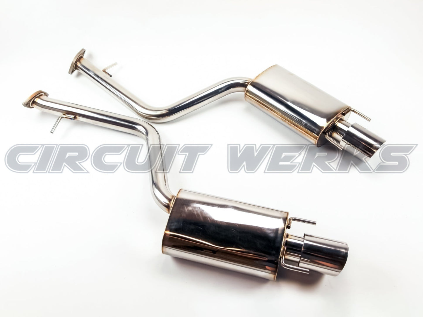 2014-2024 IS IS250 IS350 IS200T RWD AWD Rear Axle-Back Exhaust System Muffler w/ Tips