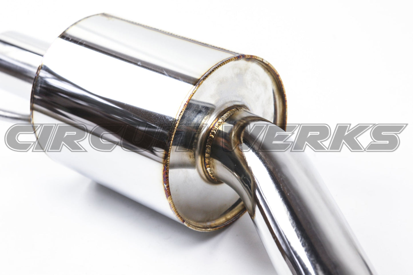 Ford Mustang GT 15-17 Exhaust w/ Dual Mufflers 4" Tips V8 5.0L Thick Walled Tips
