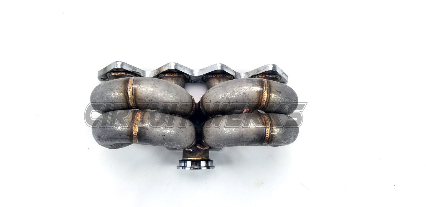 Honda Acura Civic Integra B-Series Turbo T3/T4 Ram Horn Manifold 304 Stainless