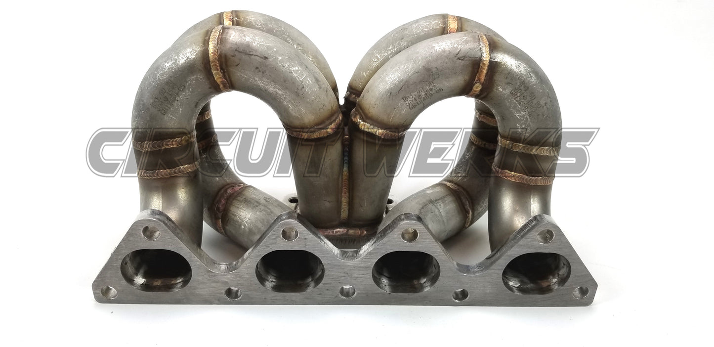 Honda Acura Civic Integra B-Series Turbo T3/T4 Ram Horn Manifold 304 Stainless