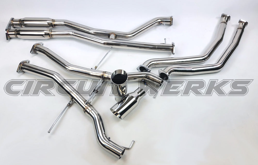 07-13 BMW 335i xDrive E90 E92 AWD Twin Turbo N54 Full Mufflerless Catback Exhaust