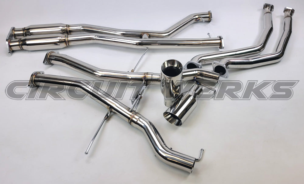 07-13 BMW 335i xDrive E90 E92 AWD Twin Turbo N54 Full Mufflerless Catback Exhaust