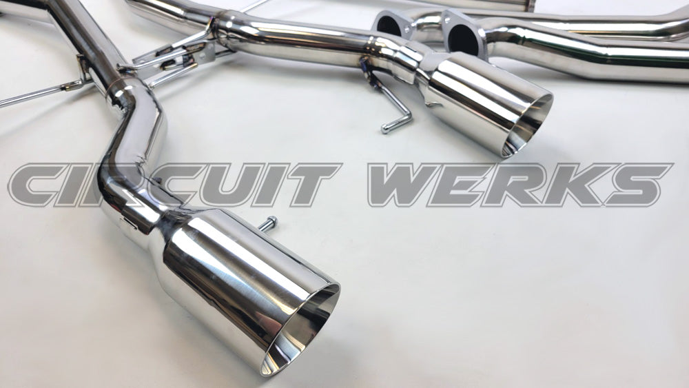 07-13 BMW 335i xDrive E90 E92 AWD Twin Turbo N54 Full Mufflerless Catback Exhaust