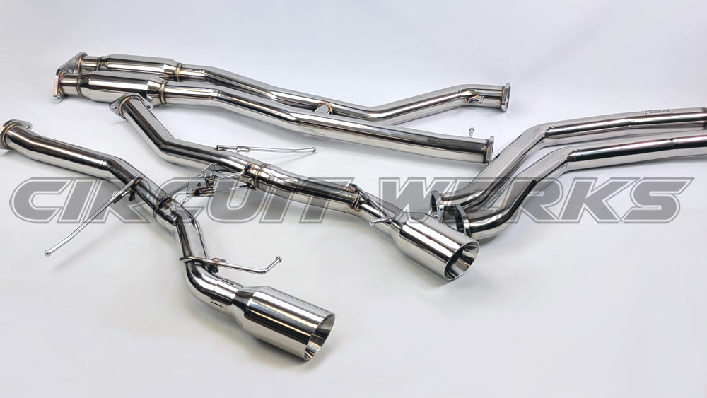 07-13 BMW 335i xDrive E90 E92 AWD Twin Turbo N54 Full Mufflerless Catback Exhaust