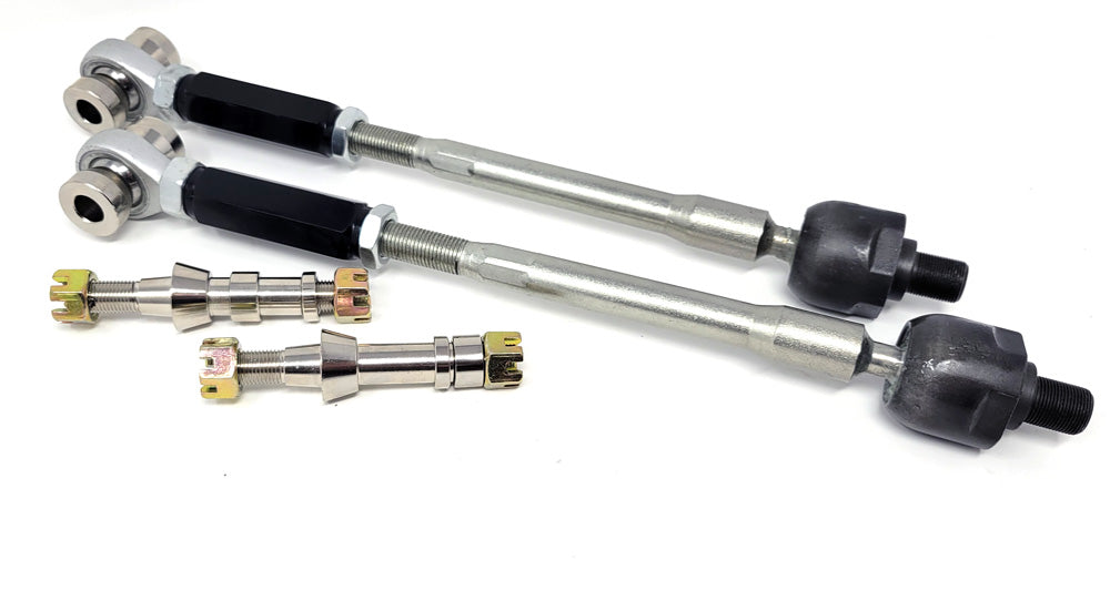 89-98 Circuit Werks Adjustable 240sx Silvia S13 S14 Inner Outer Extended Tie Rods Arm Black
