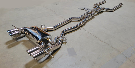 2020+ BMW M3 G80, M4 G82 G83 S58 Valved Muffler Catback Exhaust System