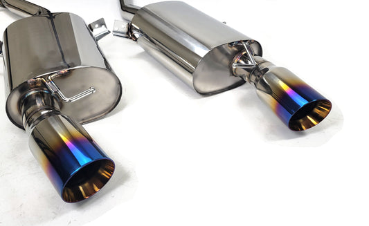 07-13 BMW 335i E90 E92 Twin Turbo N54/N55 Full Catback Exhaust THICK WALL BURNT TIPS