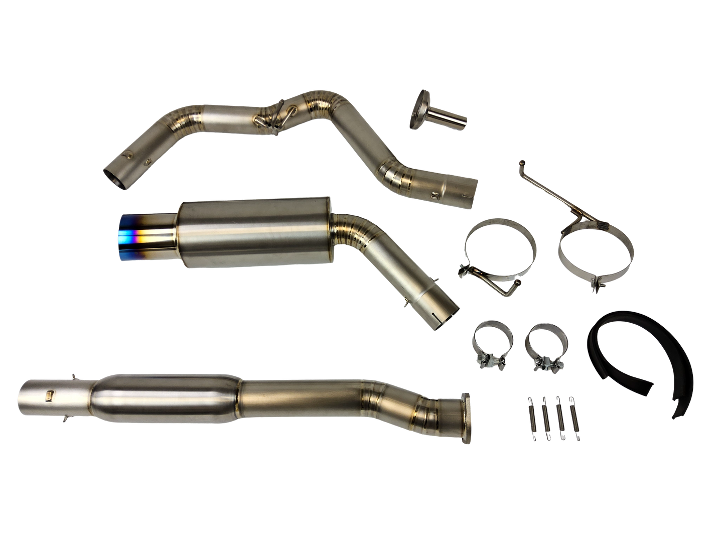 08-21 Subaru WRX & 11-21 Subaru STI Sedan Burnt Tip Single Exit Exhaust