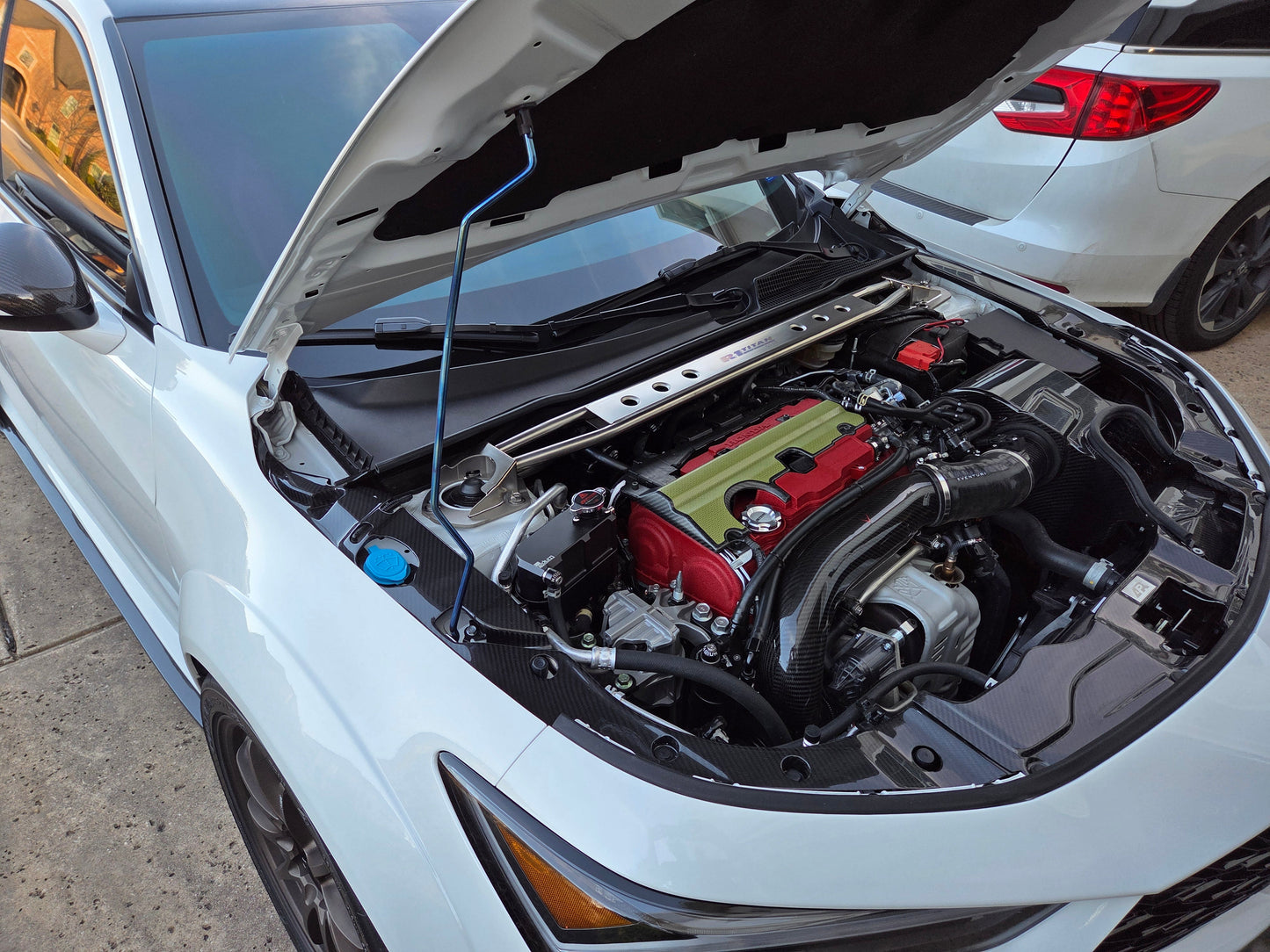 23+ Acura Integra DE4 DE5 Titanium Hood Prop Rod