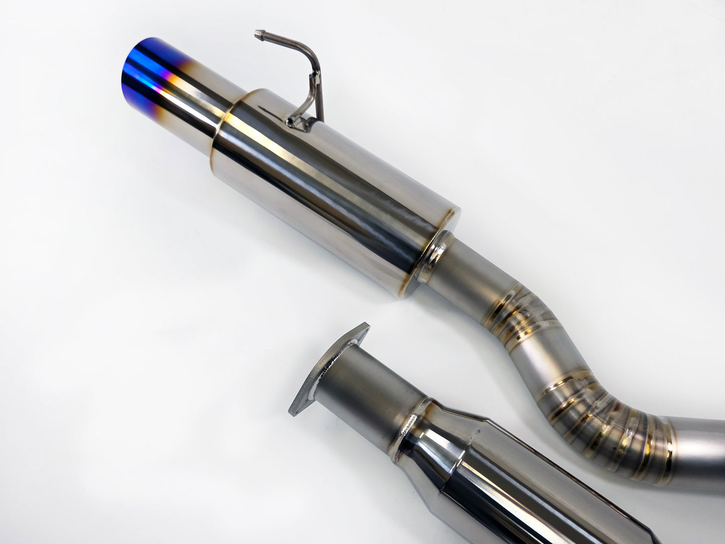 23+ Nissan Z 400Z Single Exit Titanium Burnt Tip Exhaust System RZ34