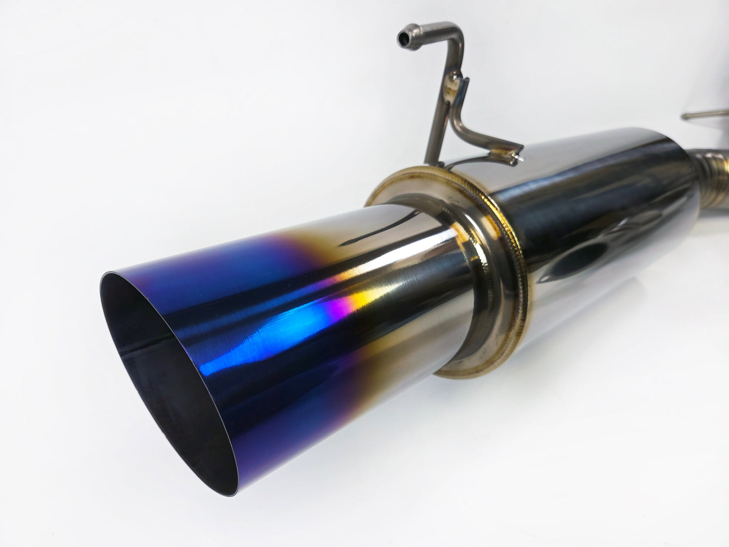 23+ Nissan Z 400Z Single Exit Titanium Burnt Tip Exhaust System RZ34