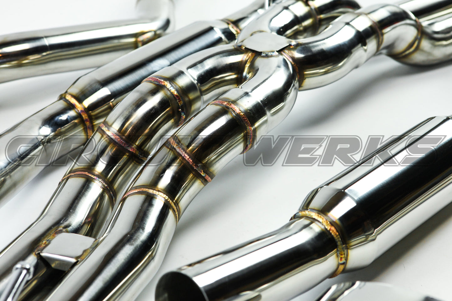 2015+ Porsche Macan GTS, S, Turbo Polished Tip Complete Downpipe Test Pipe and Exhaust