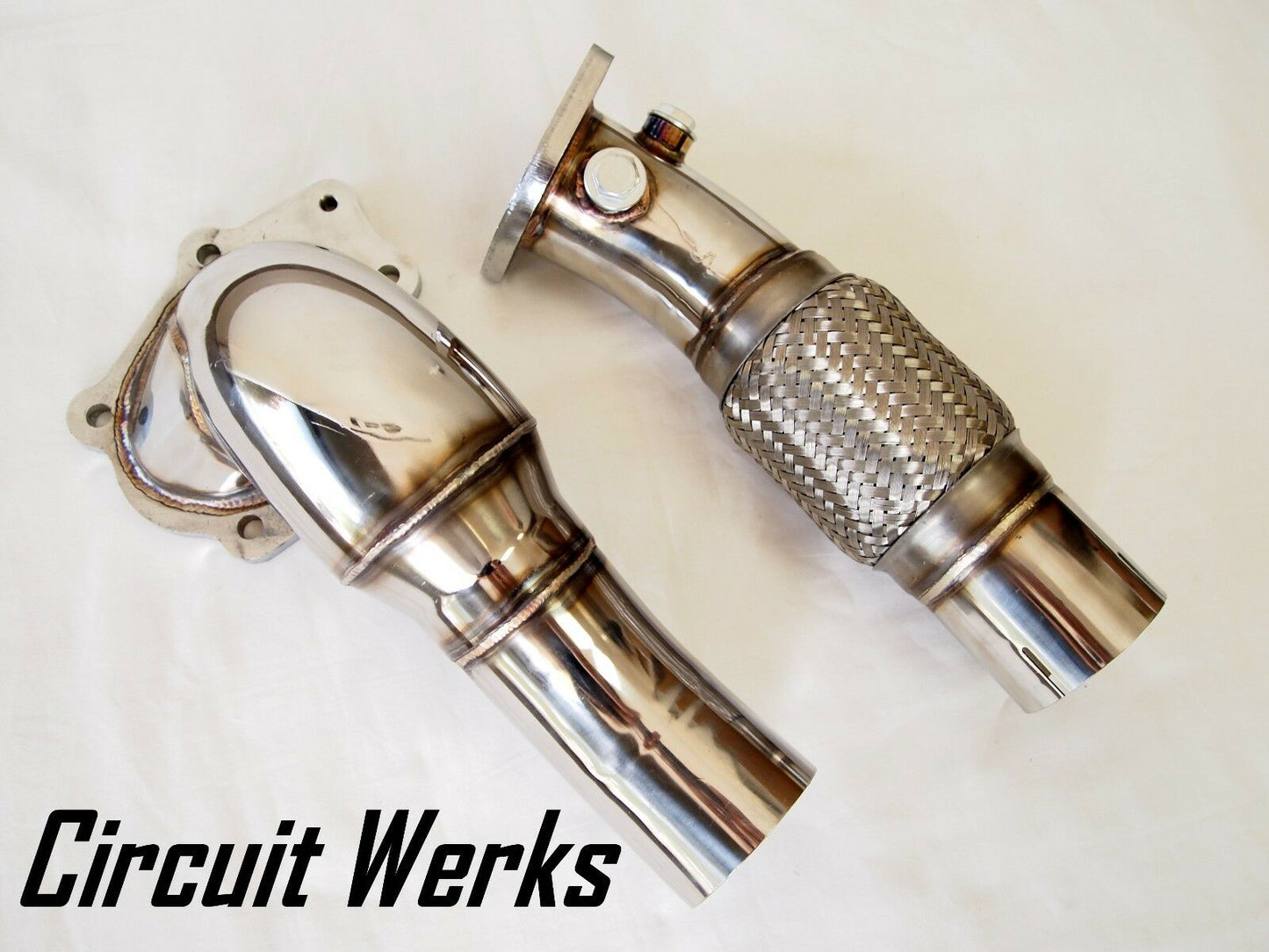 2008-2016 Evolution 10 EVO X 4B11T 2.0L Wide True 4"-3" 2 Piece Downpipe