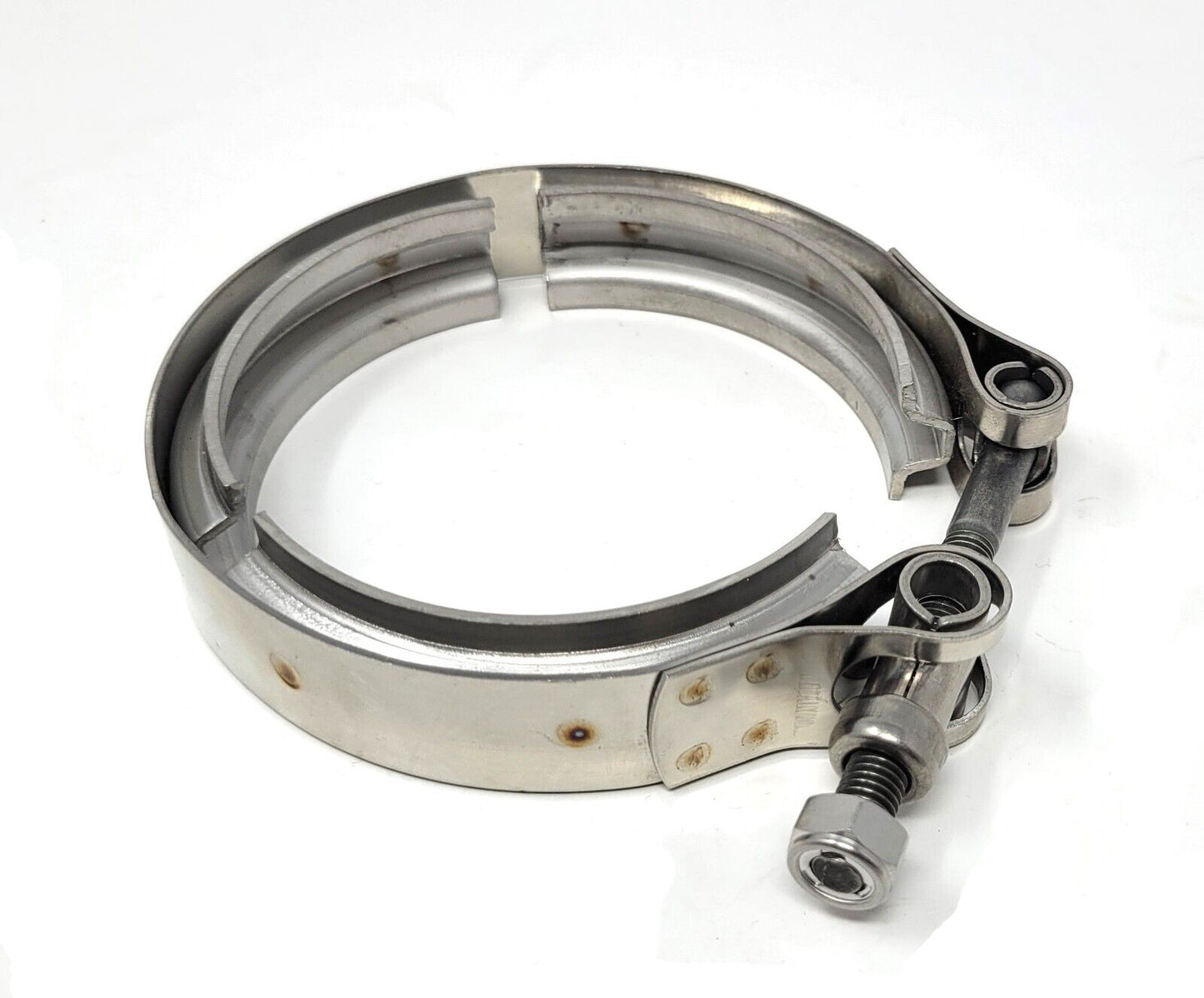 3.5" V-Band Clamp Stainless Steel flange self locking nut VBand Exhaust Turbo