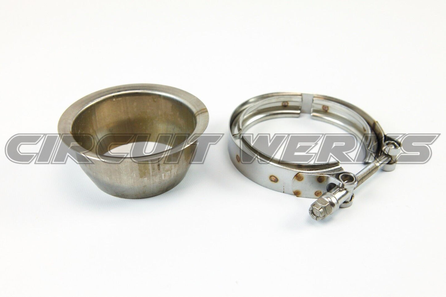 3" Clamp & Stainless Steel Flange Kit S200 S300 SX S360 Turbo Pipe Borg Warner