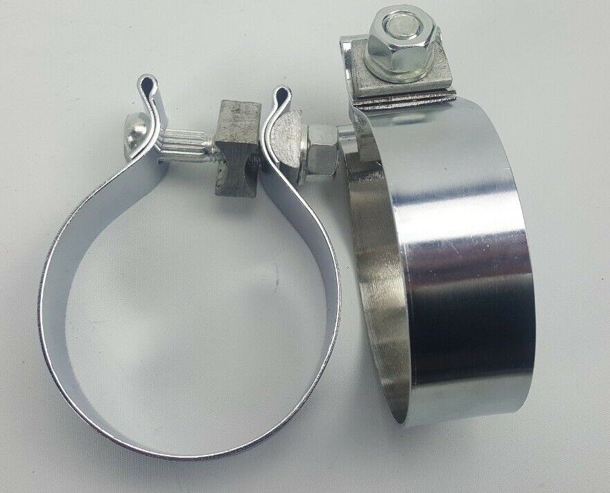 3" / 76mm Band Clamp Exhaust Custom Front Pipe Turbo Mid Pipe (2.5"- 2.7" I.D.)