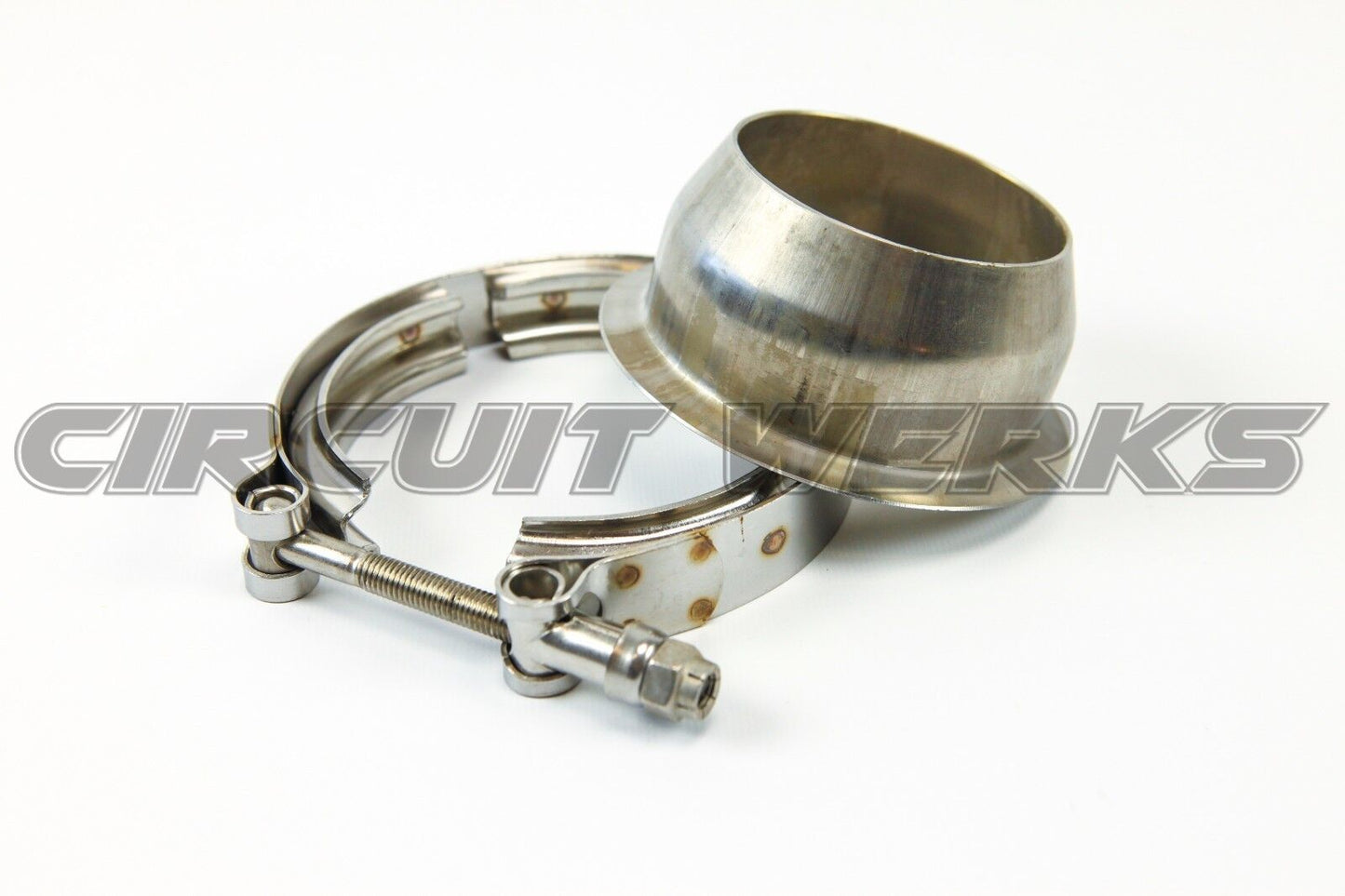 3" Clamp & Stainless Steel Flange Kit S200 S300 SX S360 Turbo Pipe Borg Warner
