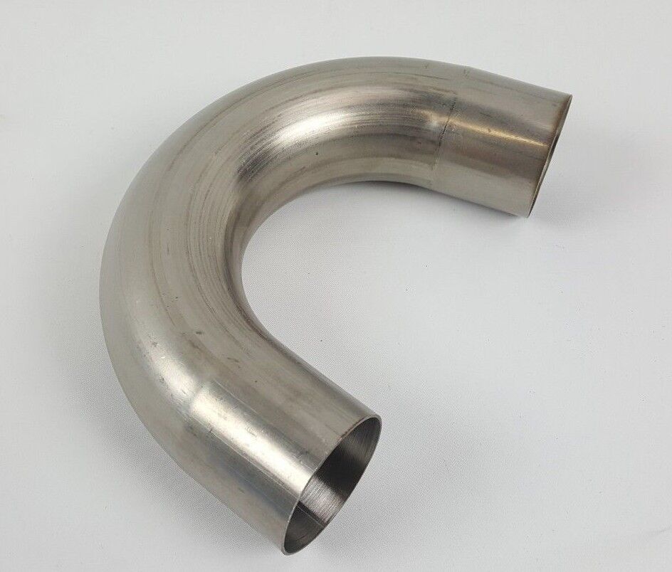 2.5" (63mm) Stainless Steel Universal 180° Mandrel Bent Pipe Custom Piping Pipes
