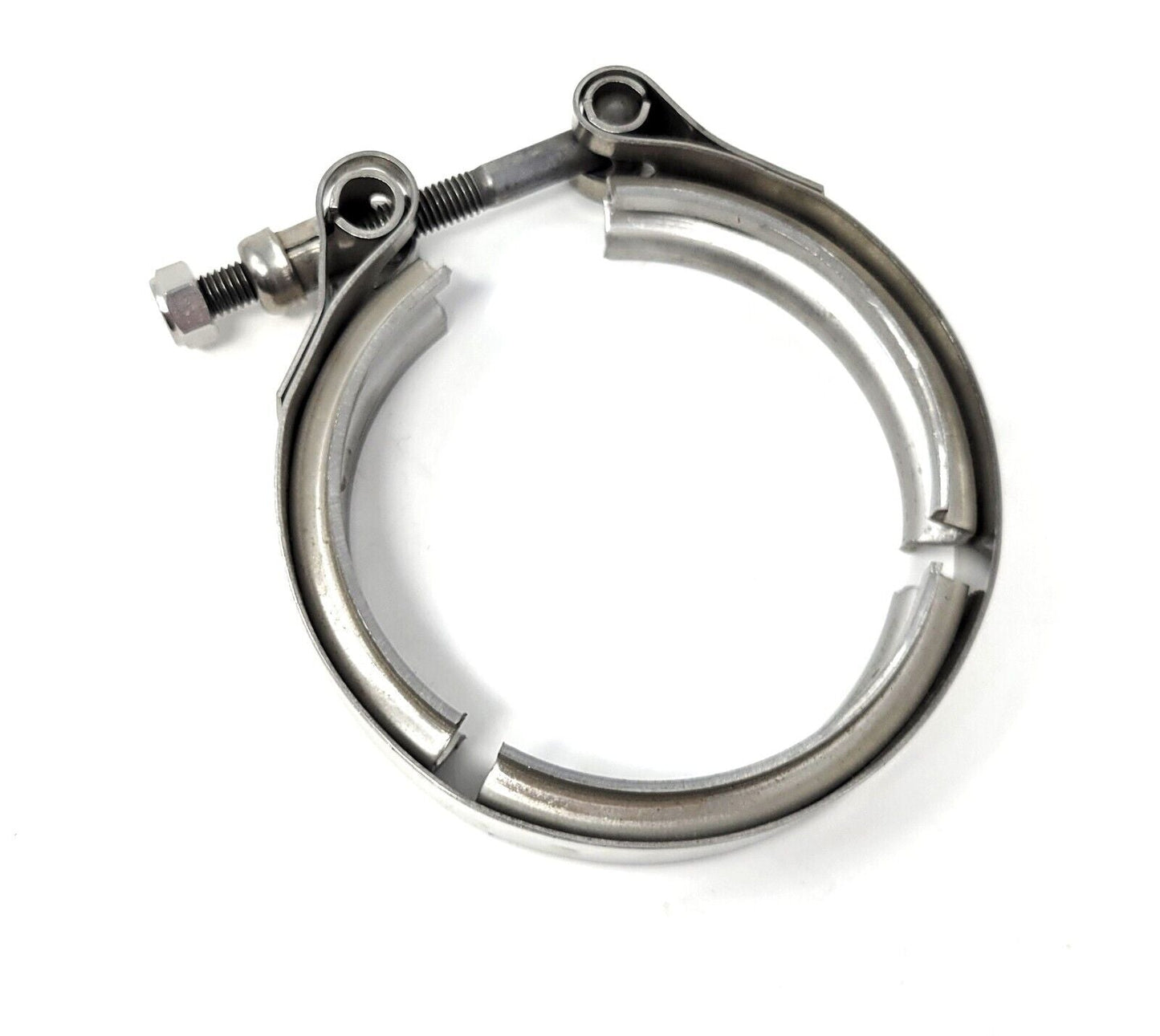 3.5" V-Band Clamp Stainless Steel flange self locking nut VBand Exhaust Turbo