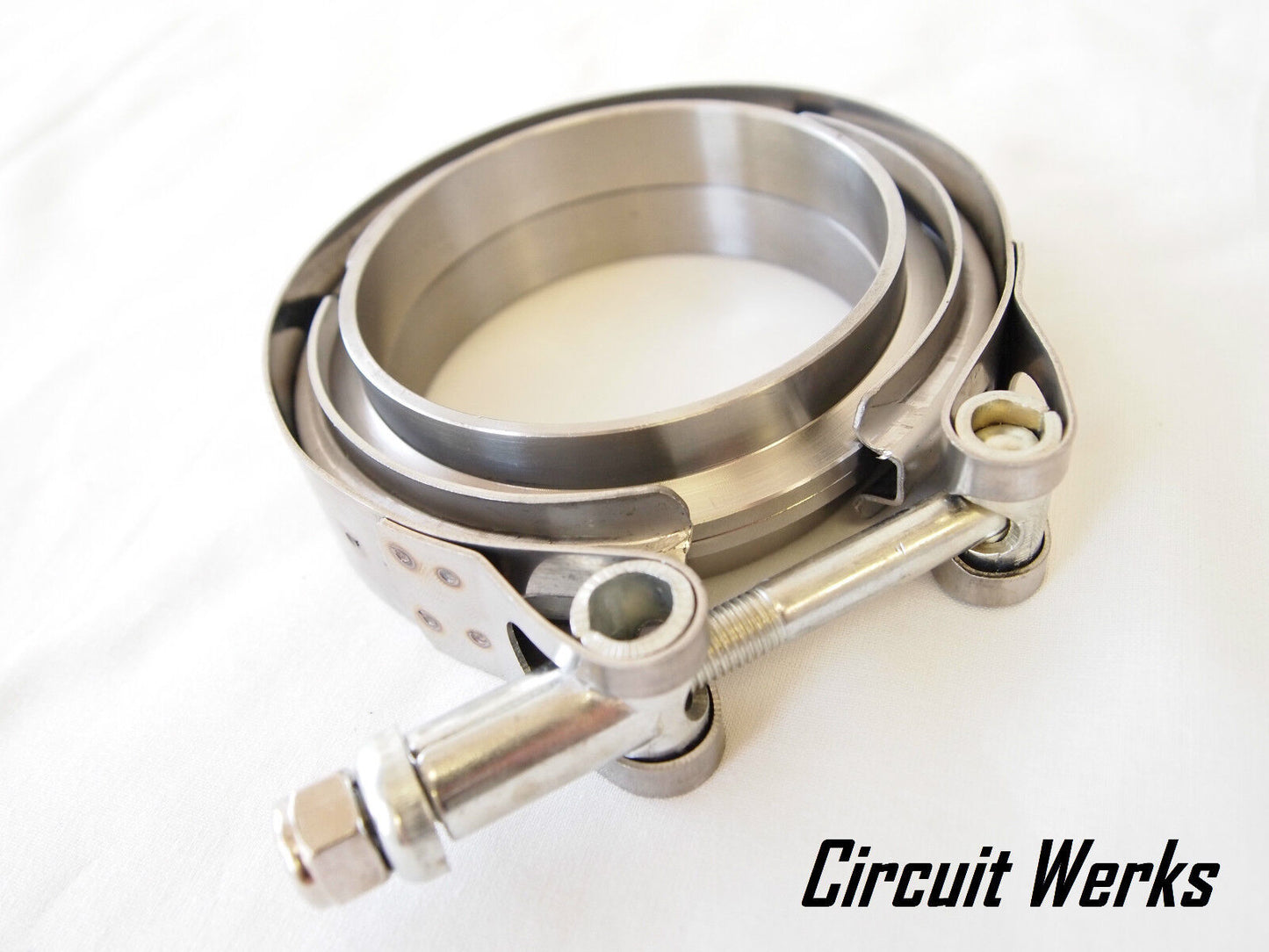 3" / 76mm V-Band Clamp & Flange Kit for Custom Exhaust Front Pipe Turbo Mid Pipe