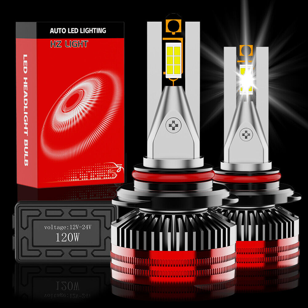 9006 (HB4) LED Headlight Bulb Conversion with Module x2