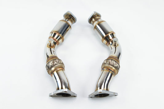 2008-2013 Infiniti G37 Q60 Circuit Werks Anti Reversion Test Pipes VQ37HR