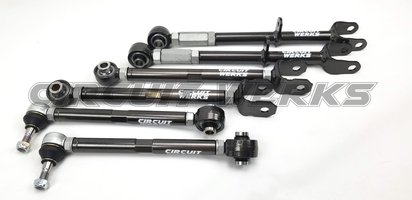 1989-1992 Cressida MX83 Adjustable Rear Arm Kit Camber Trailing Toe Adjustment