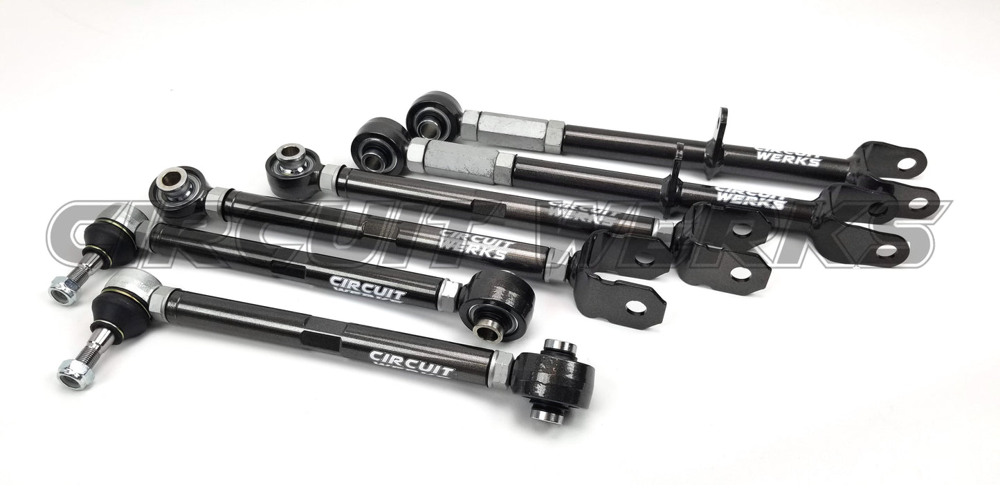1989-1992 Cressida MX83 Adjustable Rear Arm Kit Camber Trailing Toe Adjustment