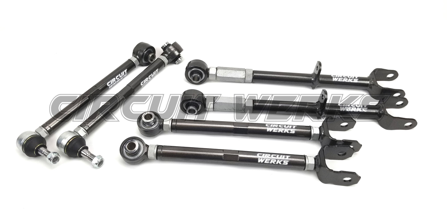 1989-1992 Cressida MX83 Adjustable Rear Arm Kit Camber Trailing Toe Adjustment