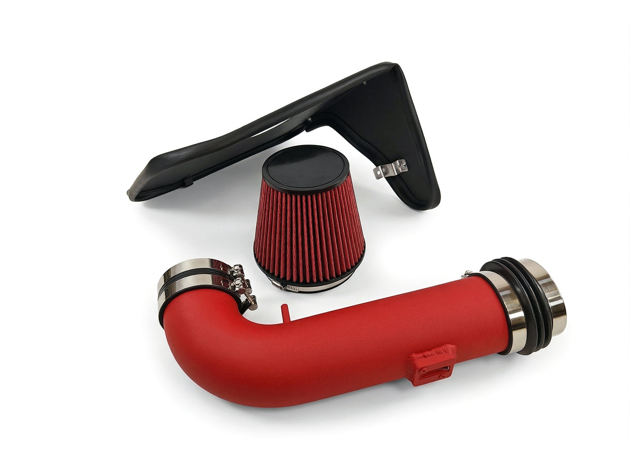 2010-2015 Chevrolet Camaro SS 6.2 V8 Air Intake - Wrinkle Red