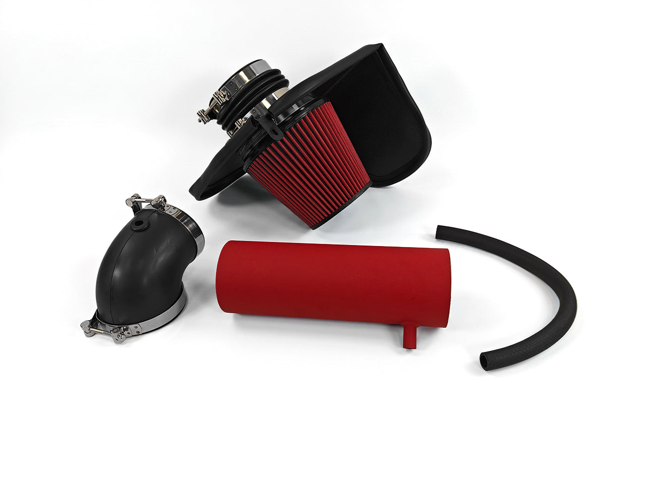 2005-2010 Chrysler 300 5.7L 6.1L V8 Air Intake Kit Wrinkle Red
