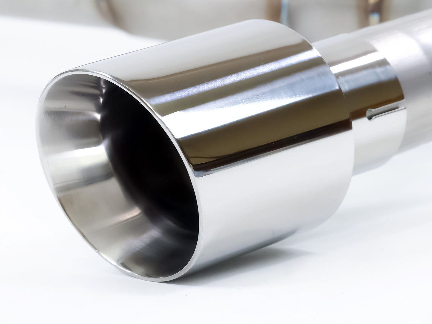 2012-2015 BMW 335i (F30) Mufflerless Axle Back Exhaust Polished Tips