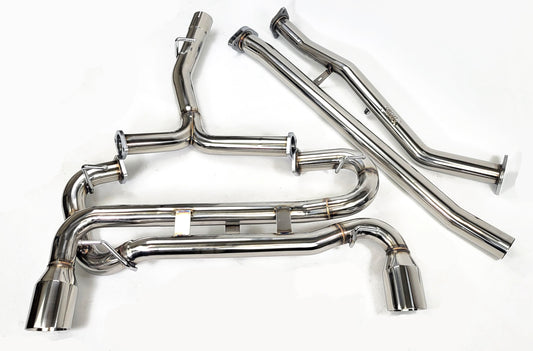 2017-2025 Toyota FT86 GT86 Dual Exhaust System Straight Pipe
