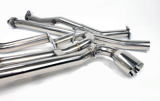 2013-2024 Subaru BRZ Full Dual Mufflerless Exhaust System