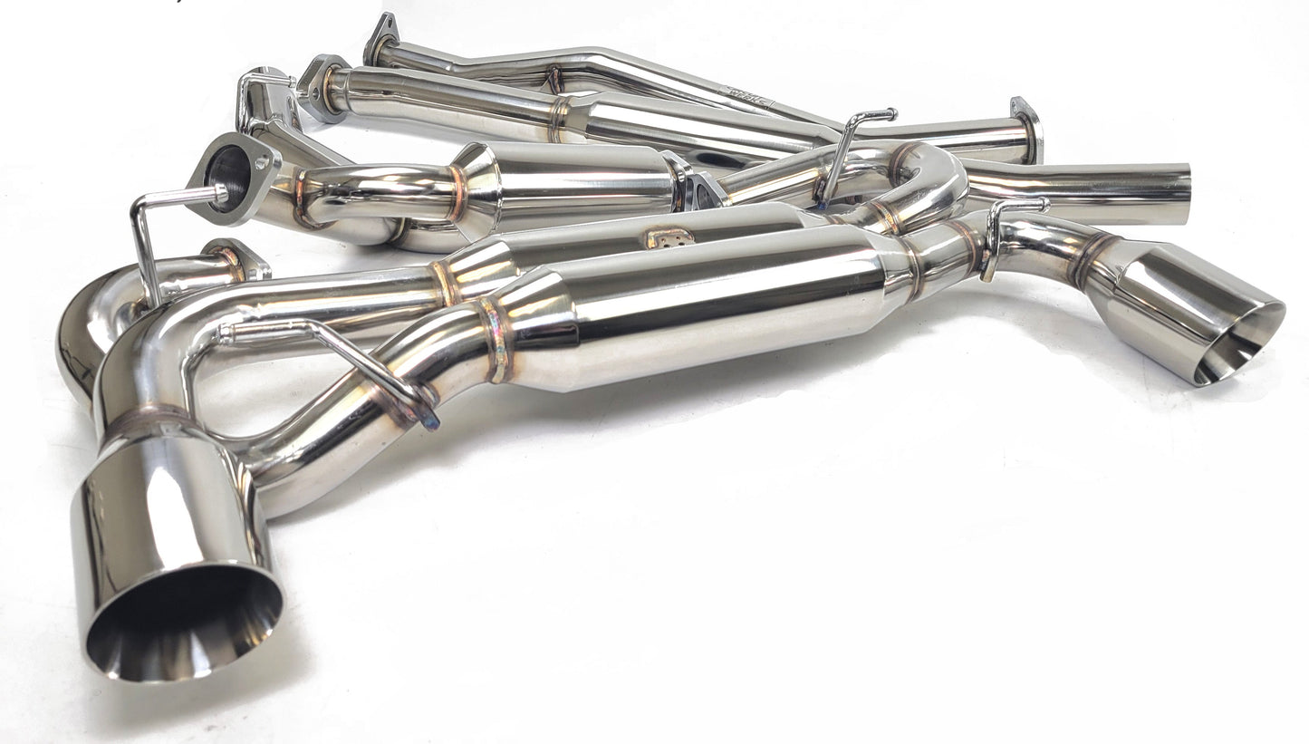 2013-2016 Scion FR-S FRS Dual Mufflered Exhaust System, Helmholtz Chamber