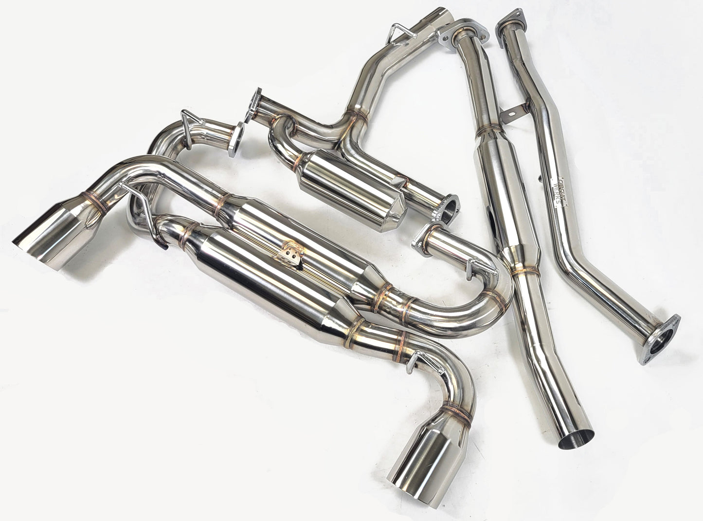 2013-2016 Scion FR-S FRS Dual Mufflered Exhaust System, Helmholtz Chamber