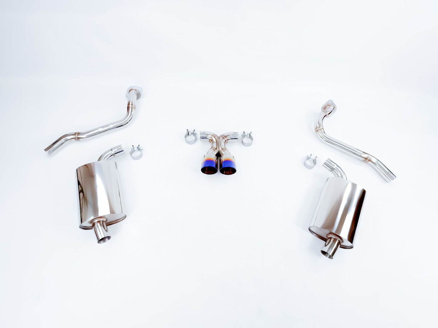 13-16 Porsche Cayman Boxster 981 Base S Burnt Tip Catback Exhaust System