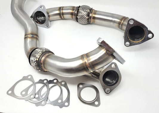 FORD 2008-2010 Up Pipes POWERSTROKE Heavy Duty F250 F350 Diesel 6.4L Turbo
