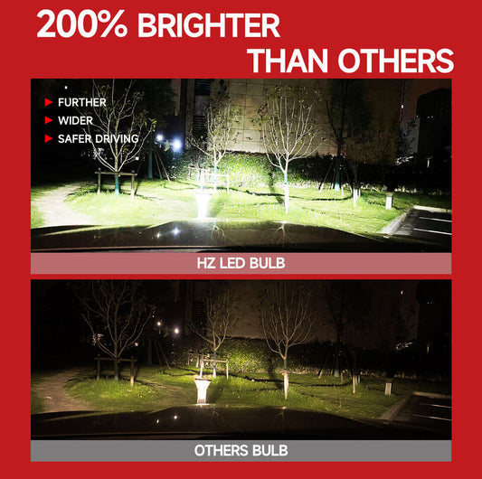 9003 H4 HB2 LED Headlight Bulb Conversion x2