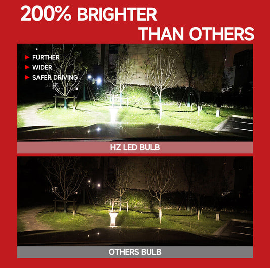 H7 LED Headlight Bulb Conversion with Module x2