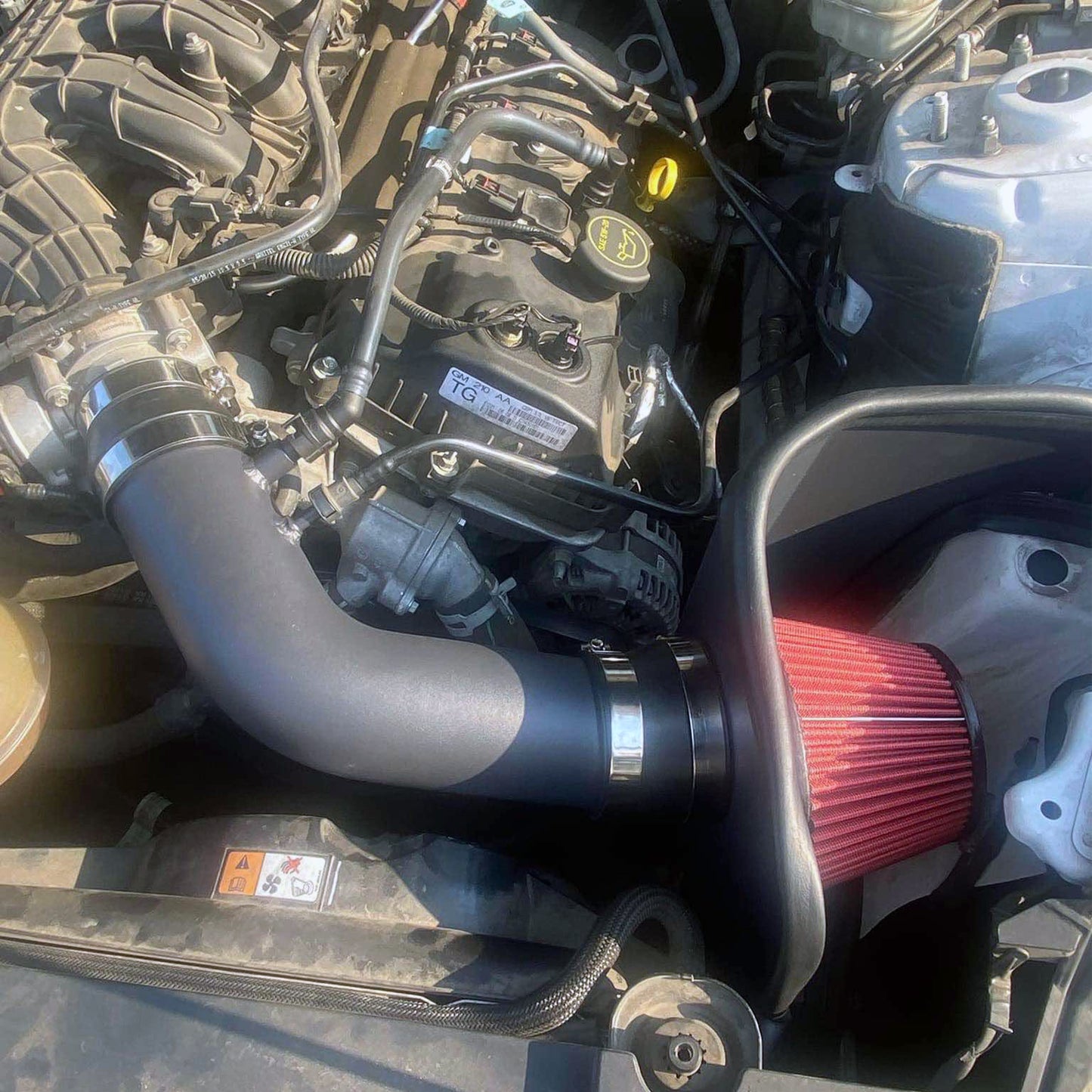 2015-2017 Ford Mustang 3.7L V6 S550 Short Ram Air Intake