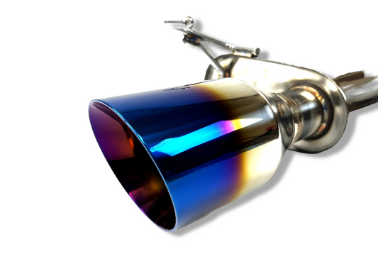 2014-2019 Toyota Corolla 11th Gen Single Exit Exhaust Burnt Tip