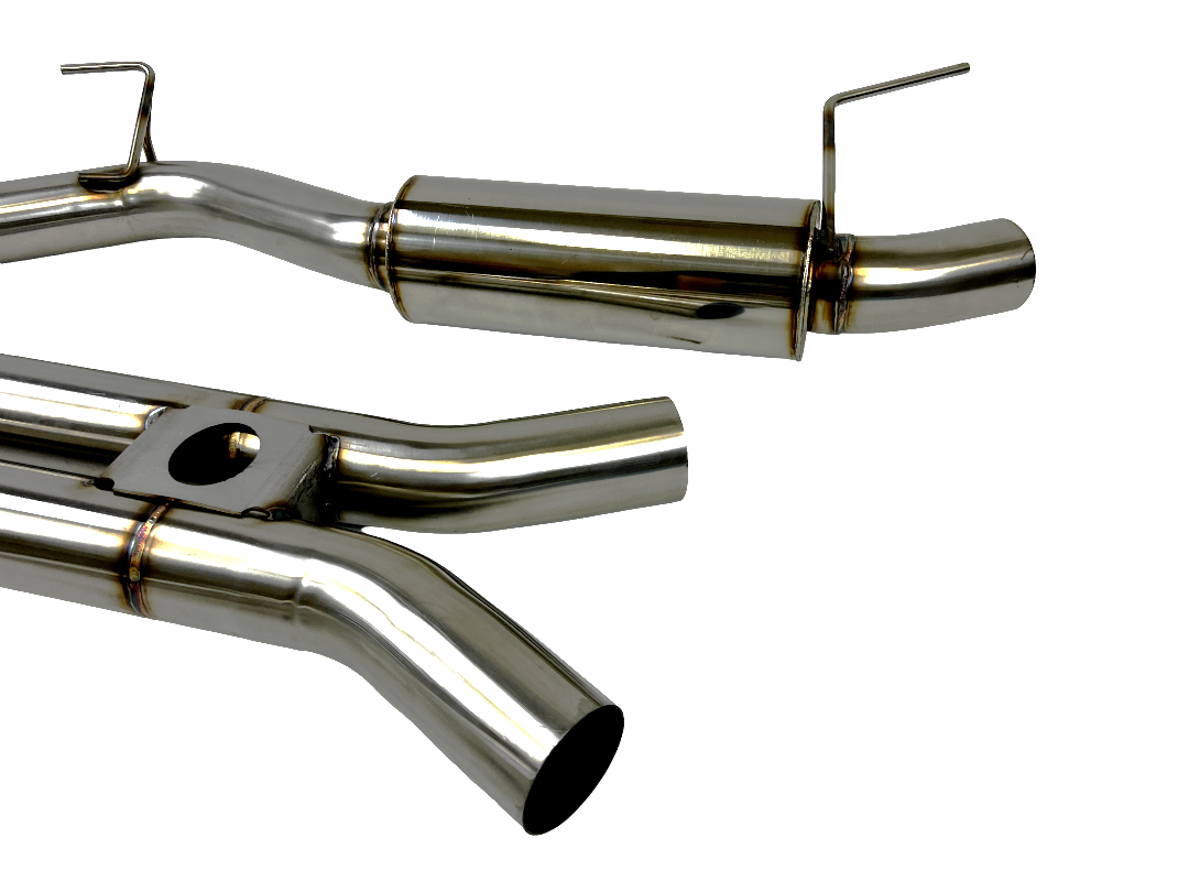 Ford Mustang GT 15-17 3" Catback H Pipe Exhaust Dual Mufflers NO TIPS V8 5.0L