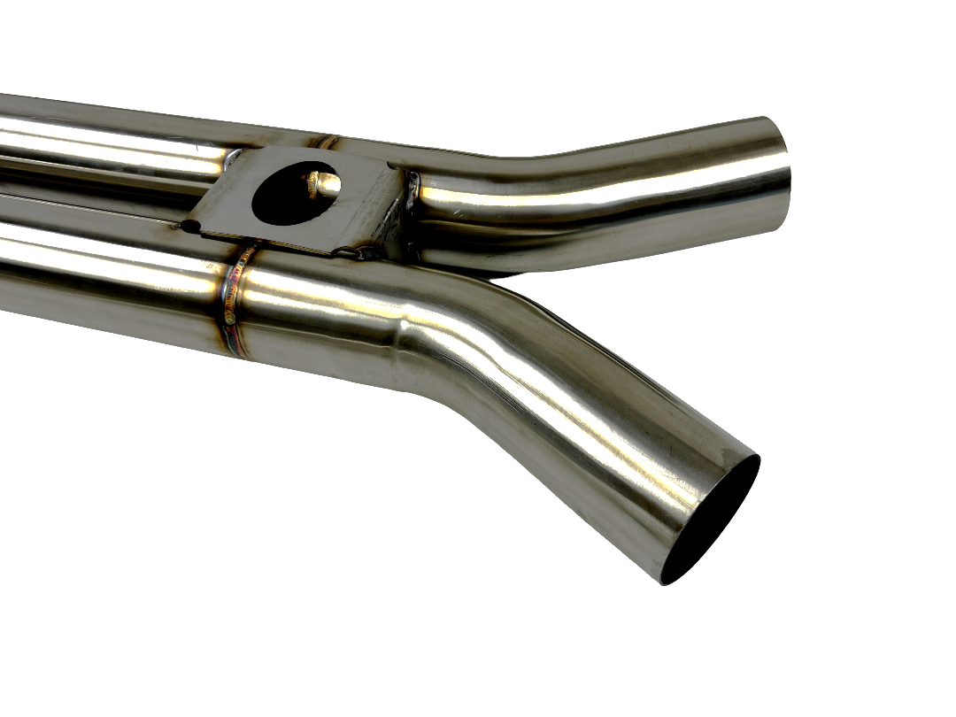 Ford Mustang GT 15-17 3" Catback H Pipe Exhaust Dual Mufflers NO TIPS V8 5.0L