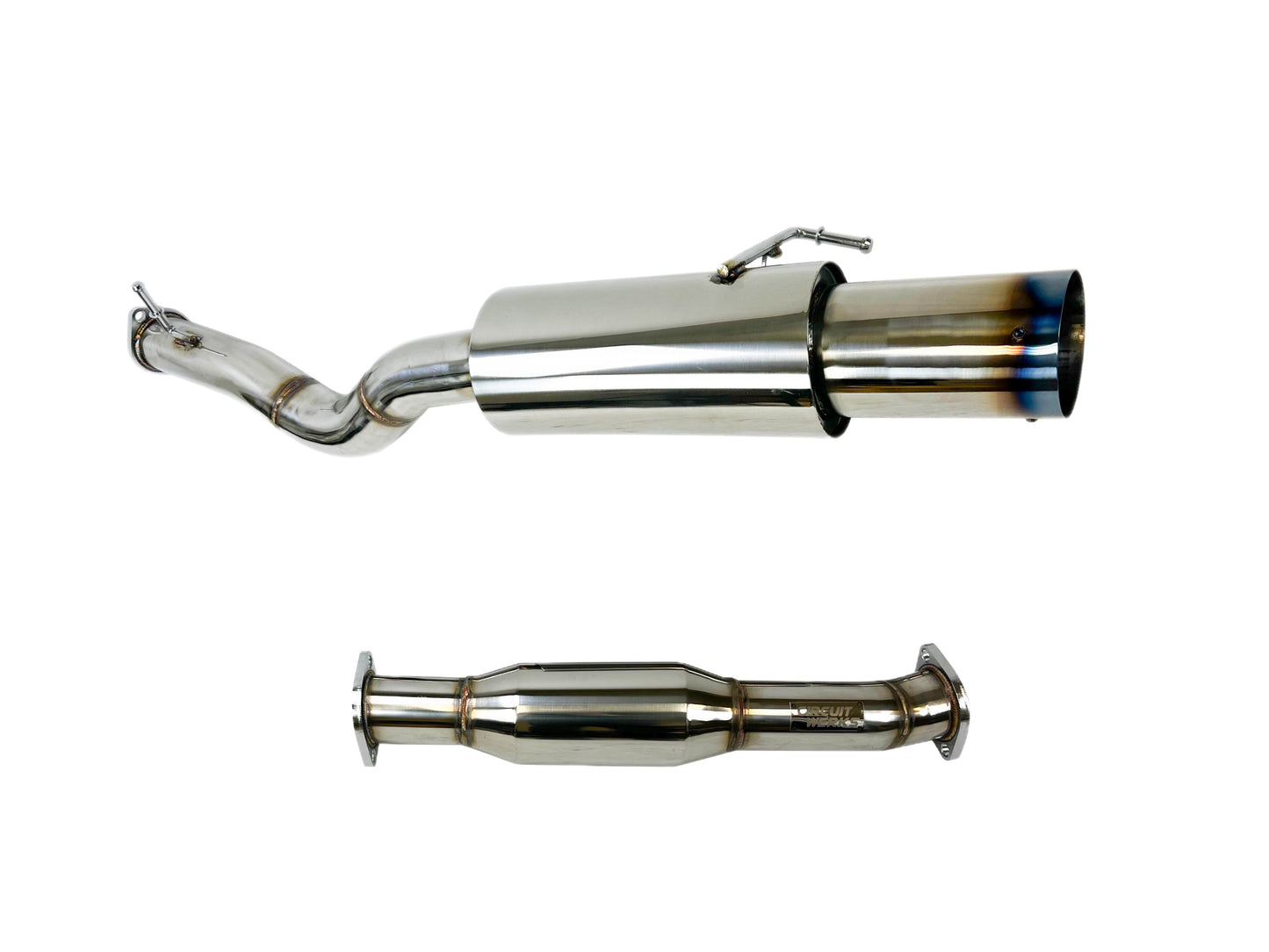 23+ Nissan Z 400Z Single Exit Burnt Tip Exhaust System RZ34