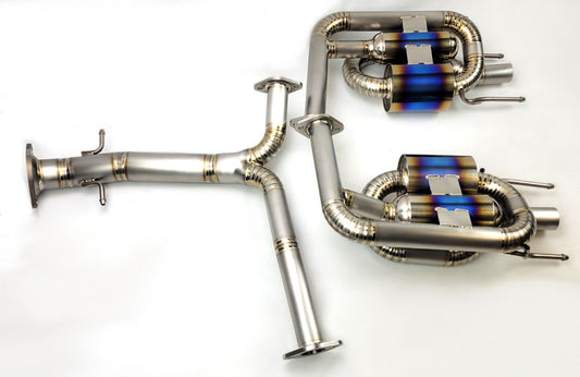 Lexus ISF 2008-2014 Burnt Titanium Mufflered Axle Back Exhaust System IS-F