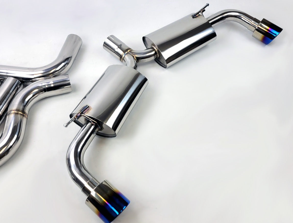 Volkswagen Golf GTI MK8 Catback Exhaust 2022-2023 Burnt Tip