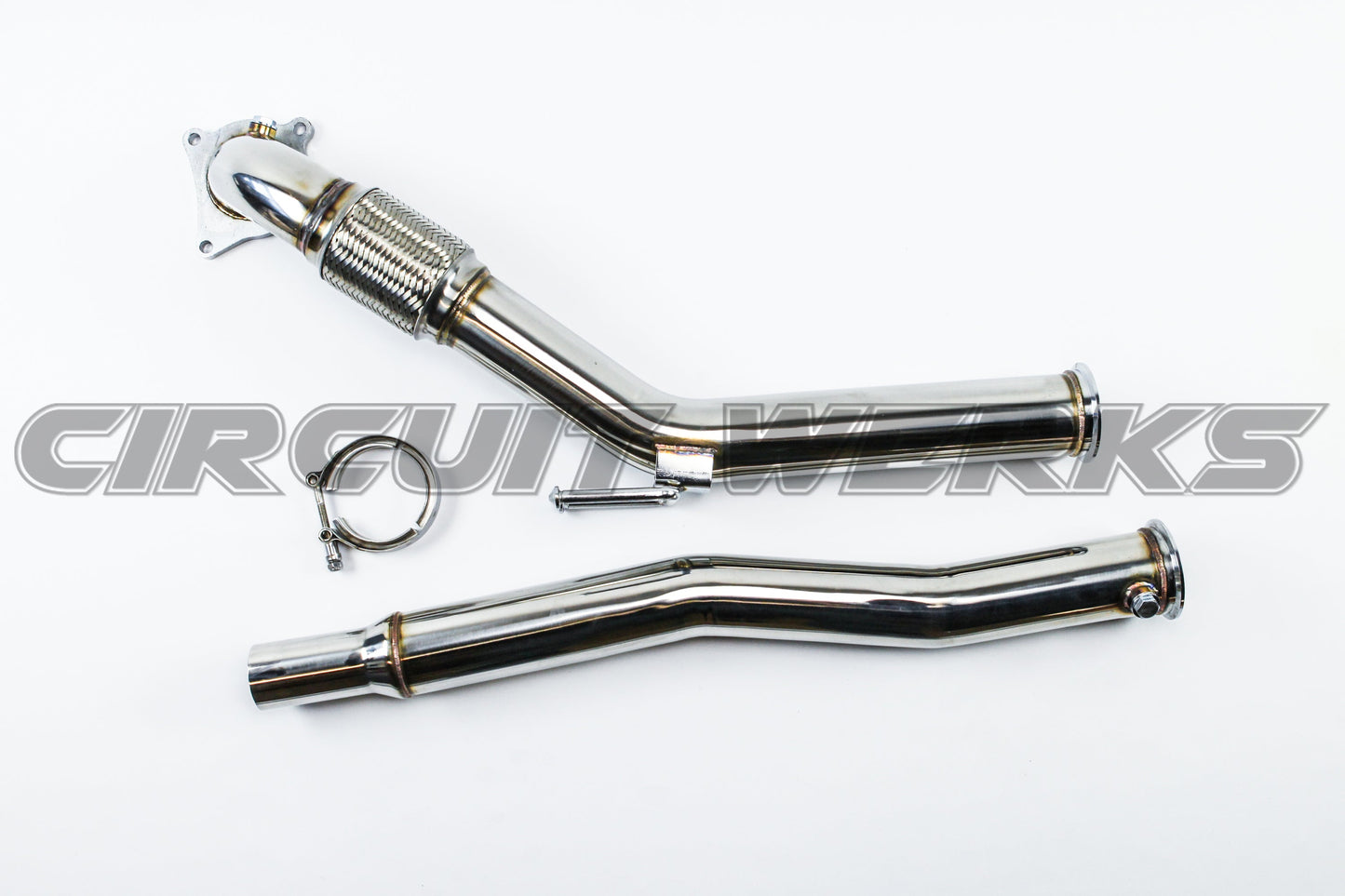06-14 Golf GTi MK6 MKVI 2.0T Exhaust Volkswagen Turbo DeCat Downpipe 2.0L MK 6 (CCTA)